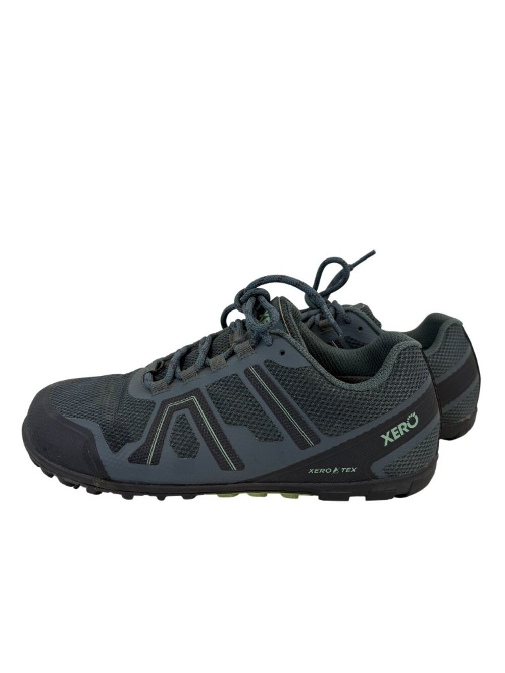 Xero Mesa Trail Shoes Womens Size 9 Gray Green Waterproof Barefoot Running